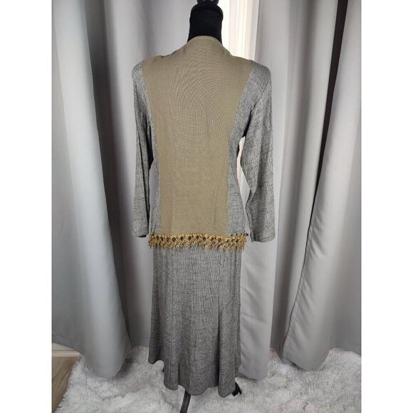 Vintage Spencer Alexis Patchwork Boho Jacket Skirt Set Cottagecore Size 6 - Picture 3 of 15